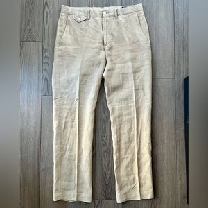 Polo Ralph Lauren 100% Linen Tailored Pant 32x32